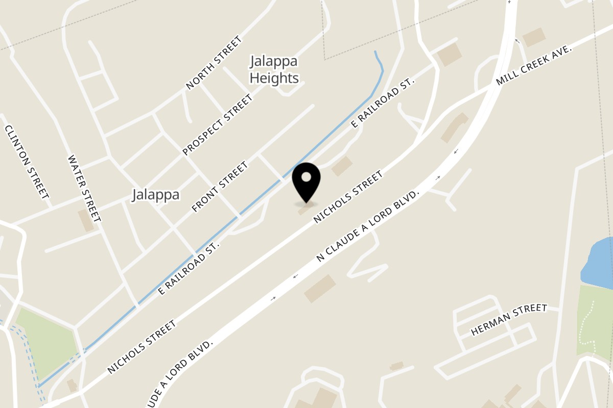 Map showing the location of Fratello's bistro on 420 Nichols St in Pottsville